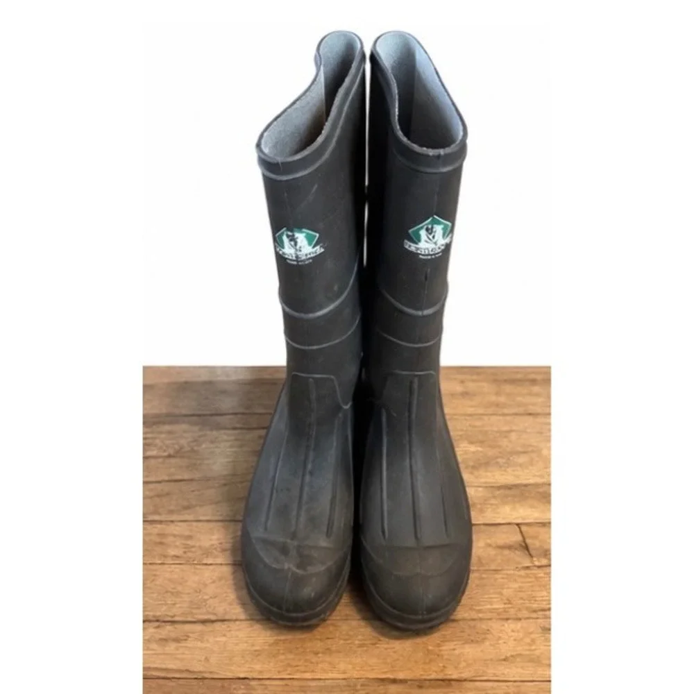 Northerner Rubber Boots Mens 5 Black Rain Waterproof Work Mud Hunting USA